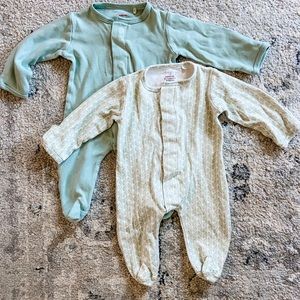 Simply Magnetic Me 0-3 Month Footie Pajamas